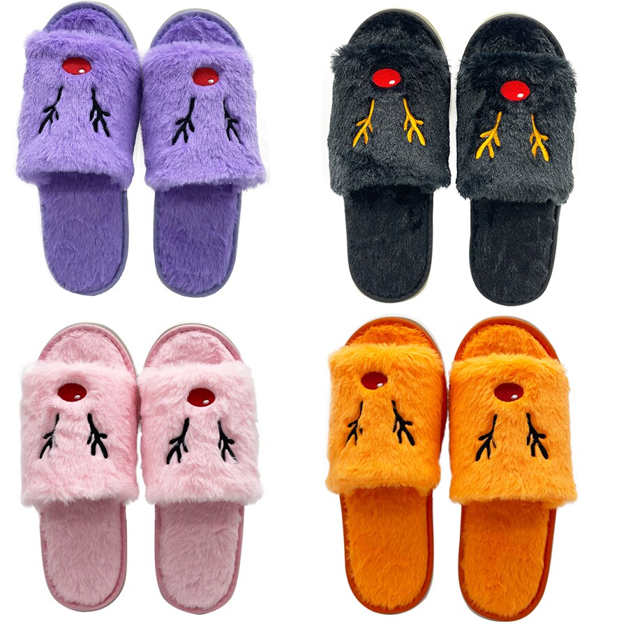 Women Christmas Slippers Plush Shoes